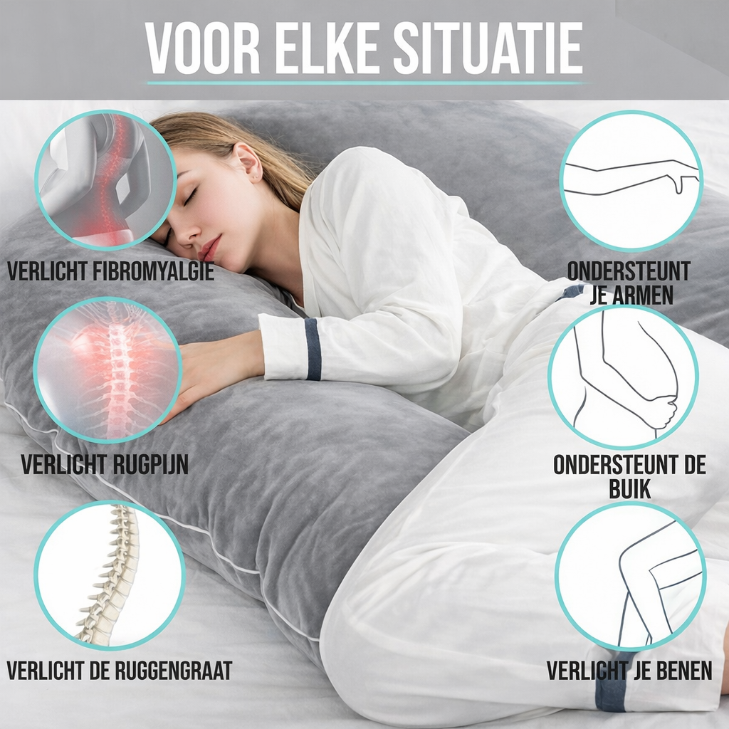 BackRelief 360™| Ergonomisch lichaamskussen